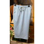 Falda Midi Urban Soft | Cintura Elástica y Cordón | Amarilla, Celeste, Negra y Beige