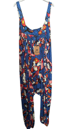 Mono Oversize de Licra Fría Estampado