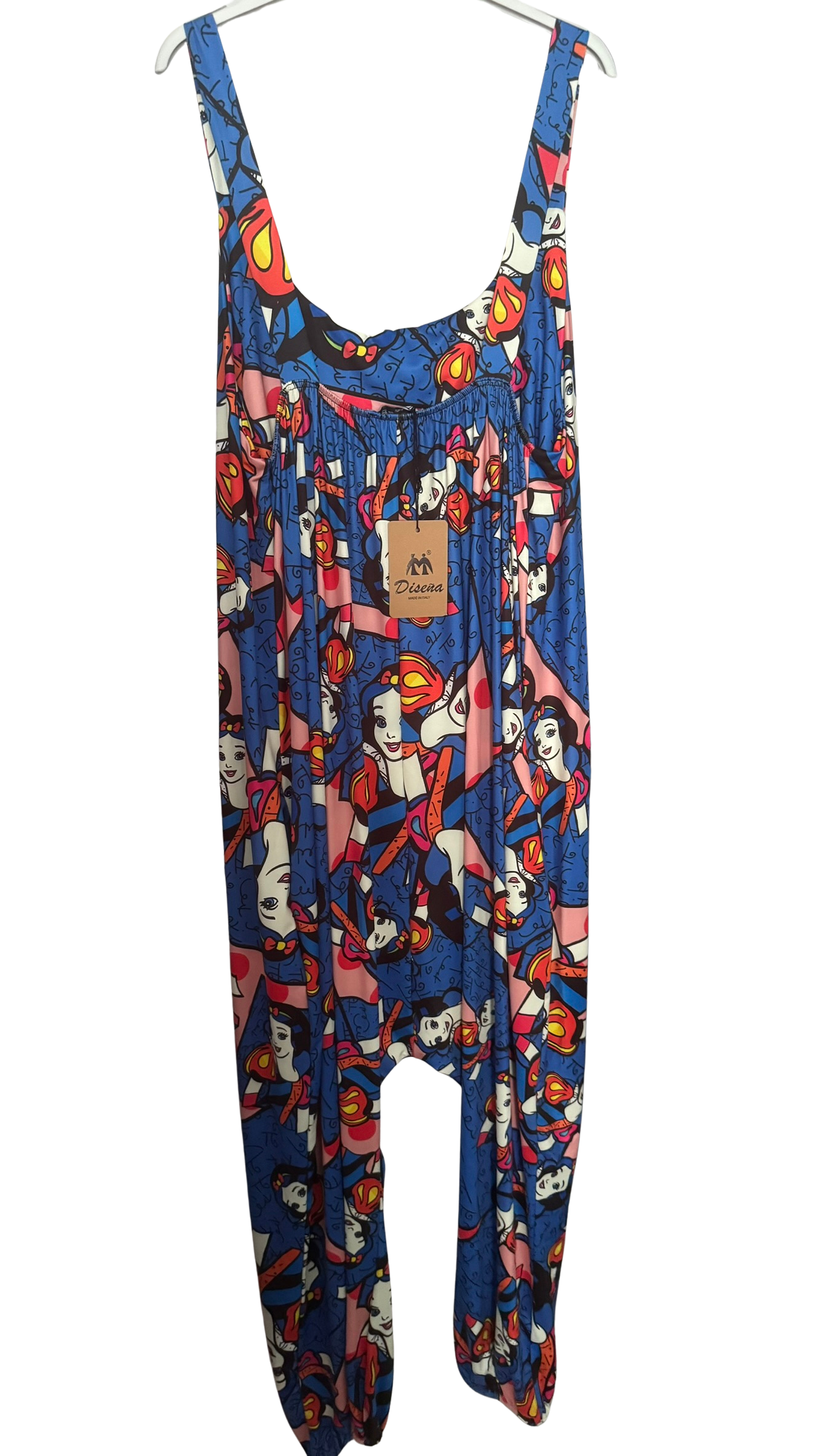 Mono Oversize de Licra Fría Estampado