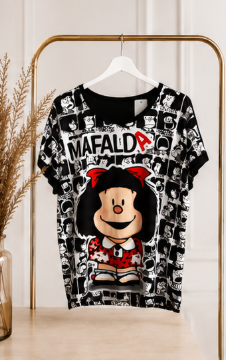 Camiseta curvy estampada "Fantasy Pop"