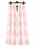 Pantalón Ancho Pink Argyle