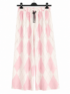 Pantalón Ancho Pink Argyle