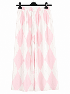 Pantalón Ancho Pink Argyle