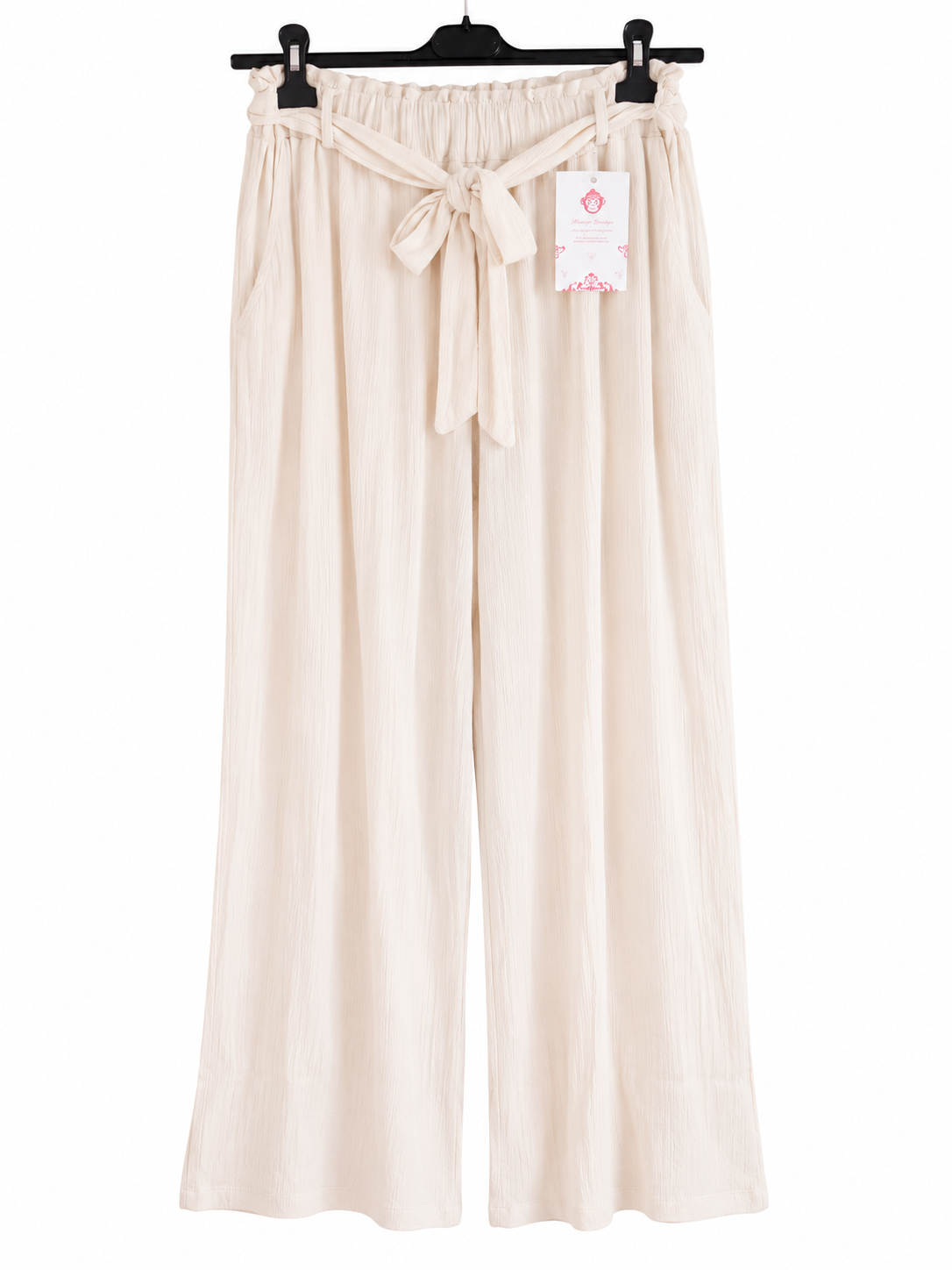 Pantalón Siena Beige con Cinturón