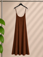 Vestido Fluido “Eterna” Espalda Cruzada
