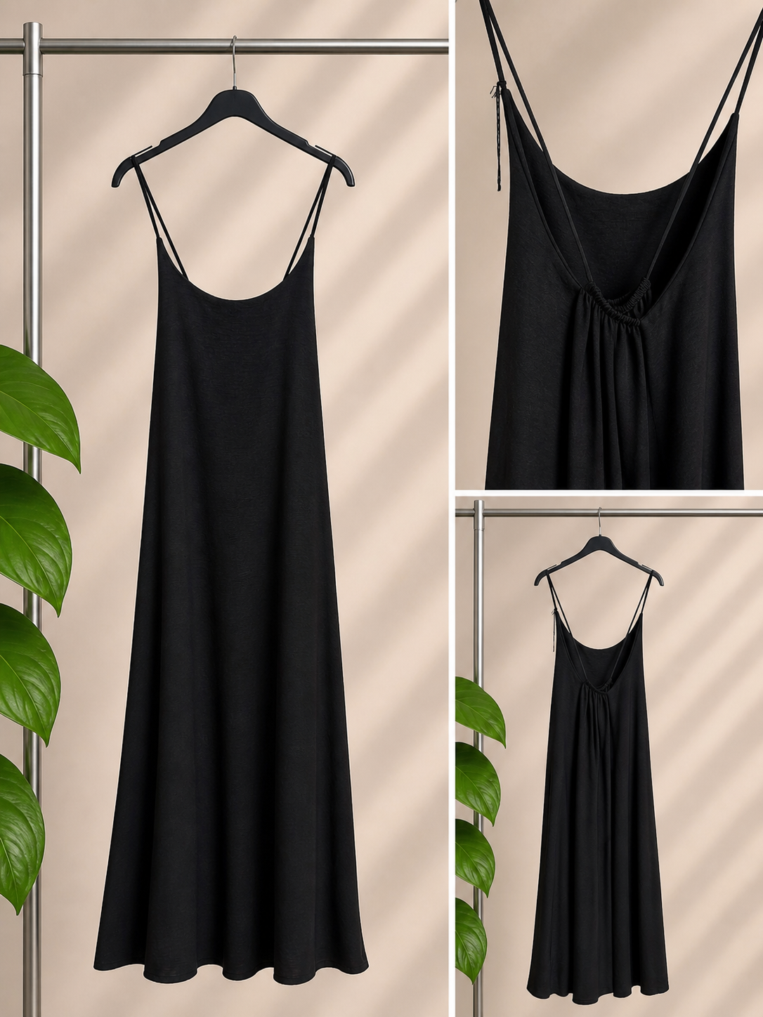 Vestido Fluido “Eterna” Espalda Cruzada