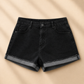 Short Vaquero Negro para Mujer – Tallas 36 a 44