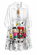 Vestido Camisero Pop Art Mujer