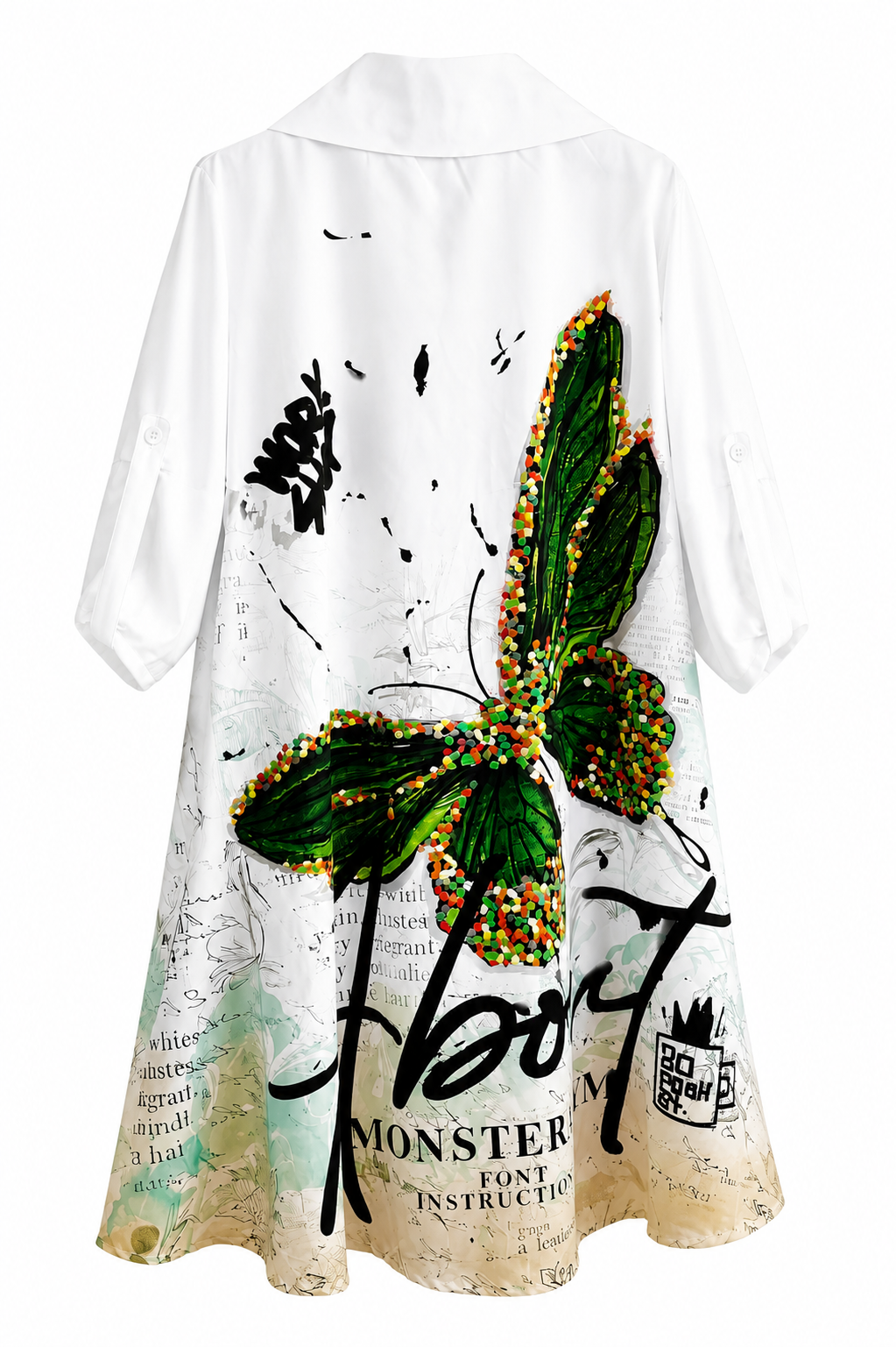 Vestido Camisero Pop Art Mujer