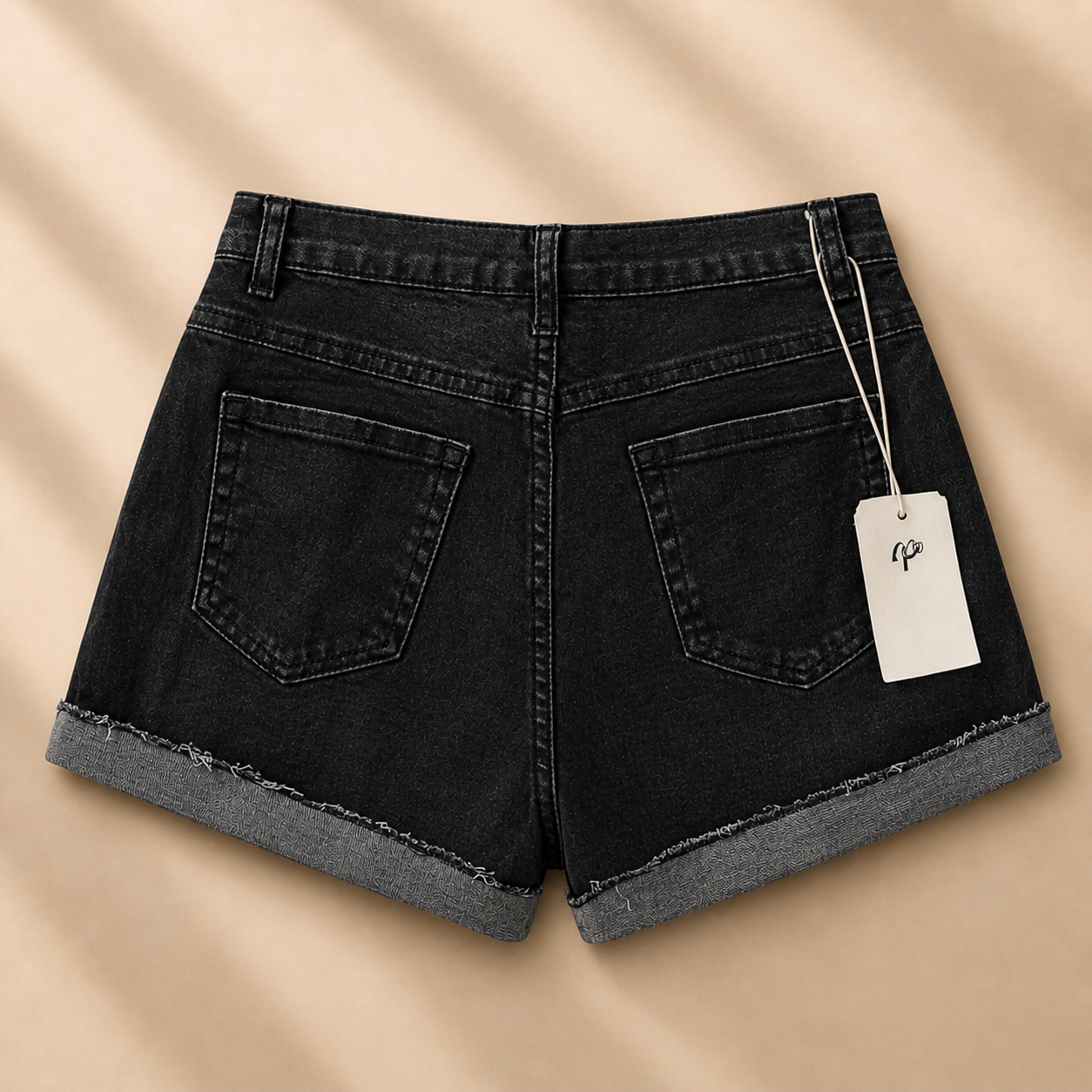 Short Vaquero Negro para Mujer – Tallas 36 a 44