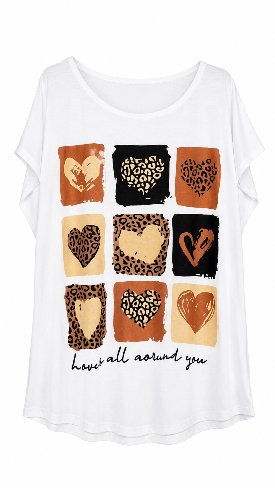 Camiseta Curvy “Art Style” Estampada
