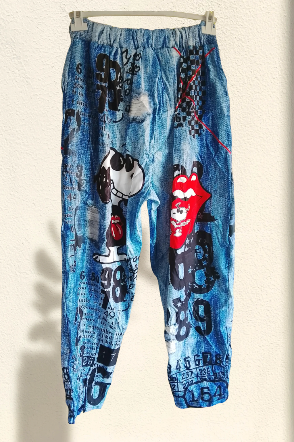 Pantalón Baggie Estampado – Cómodo, Elástico y con Estilo