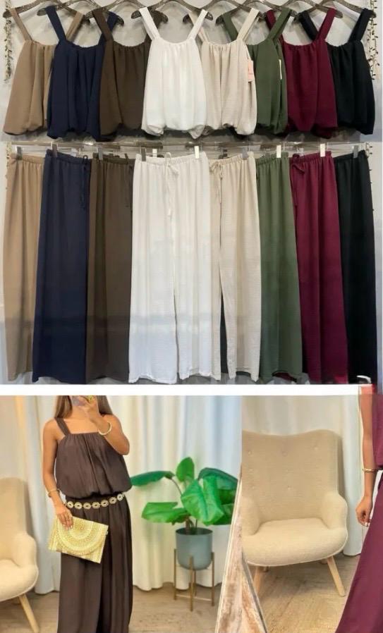Conjunto Fluido  – Top Oversize + Pantalón