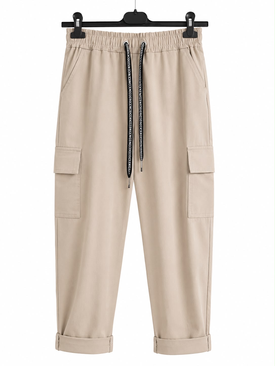 Pantalón Cargo Jogger Elástico con Bolsillos