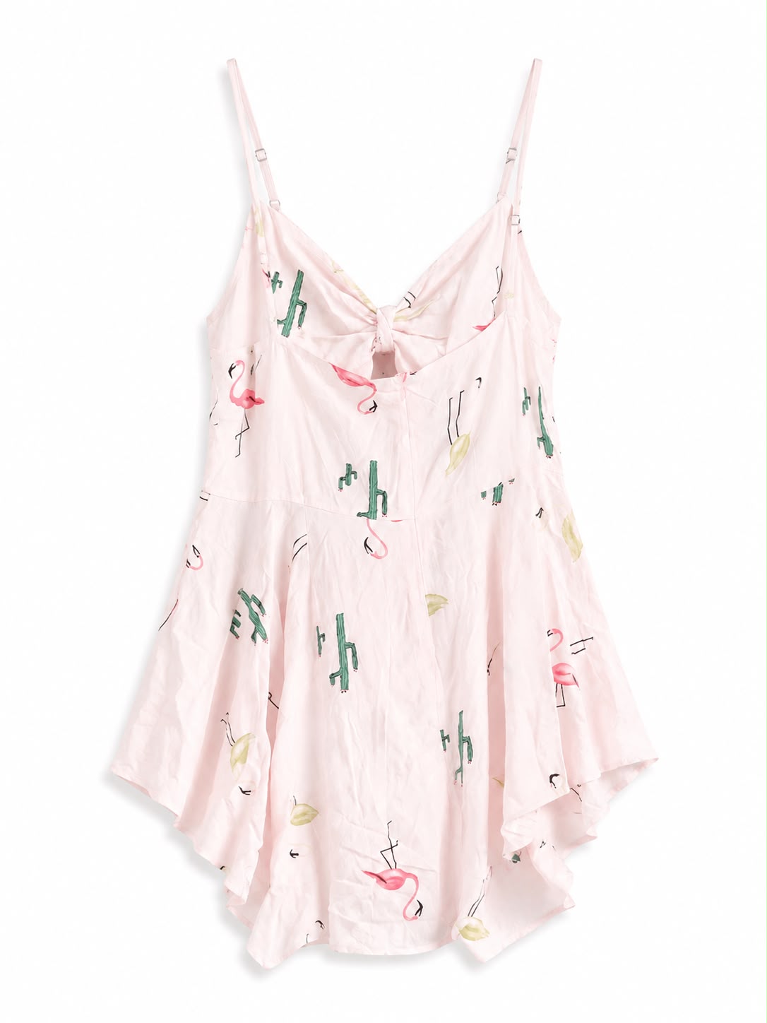 Blusa Flamingo – Estampado Cactus y Flamencos