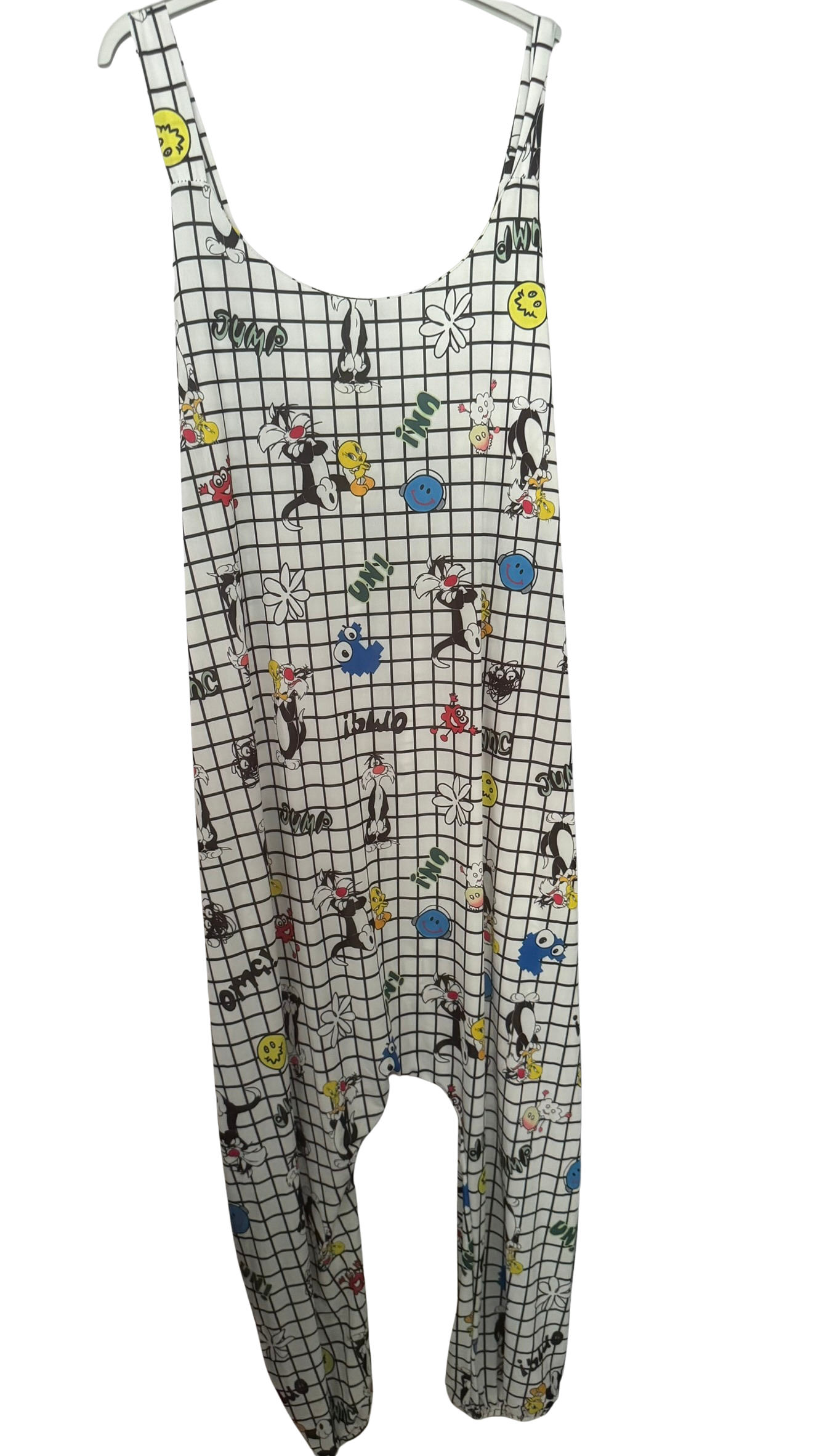 Mono Oversize de Licra Fría Estampado